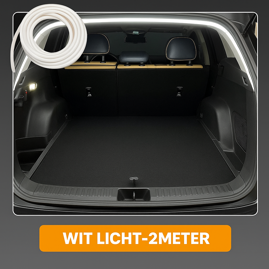 GlowTrunk⢠ā Slimme Sensor Lichtstrip voor je Kofferbak