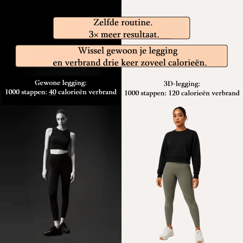3D Legging – Straal zelfvertrouwen uit met elke stap