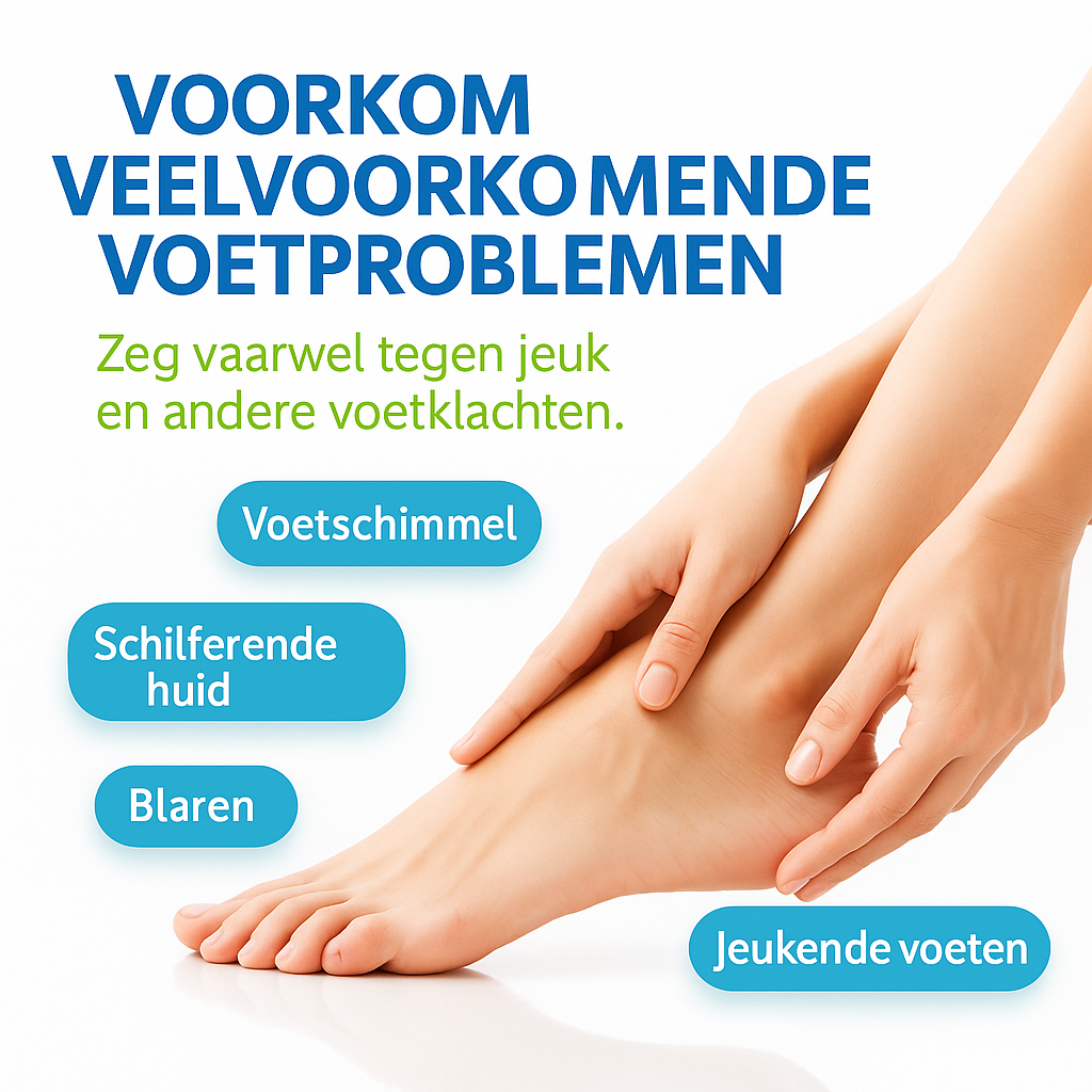 Voet & Nagel Spray – Verkoelend, Versterkend, Tegen Schimmel & Zweet
