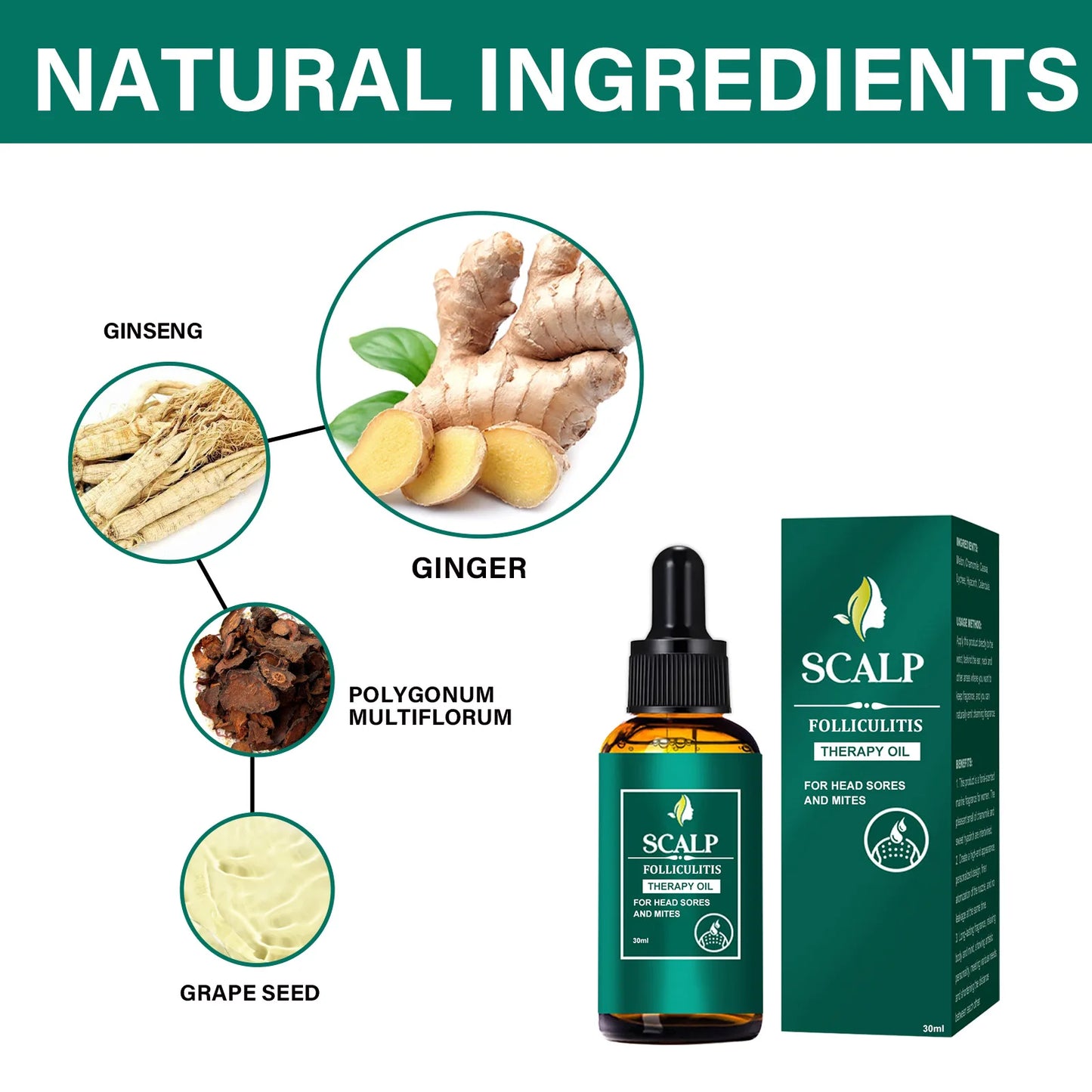 Scalp Natuurlijke Haarverzorgingsolie