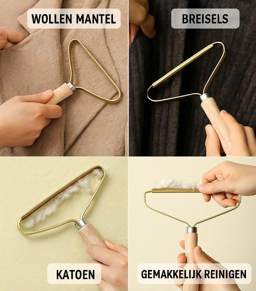 Pluizenverwijderaar Deluxe – Handmatige Kleding & Meubelreiniger